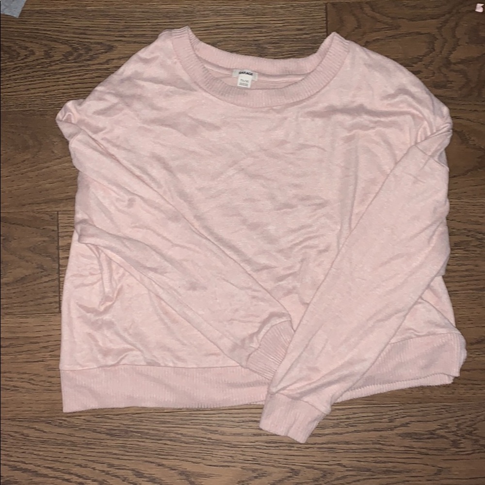 light, knitted soft sweatshirt